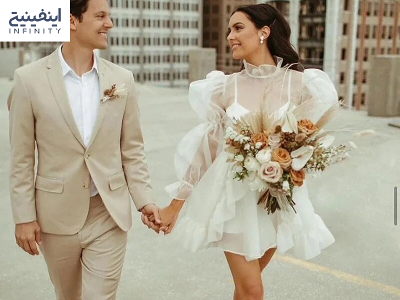 ست لباس عروس و داماد