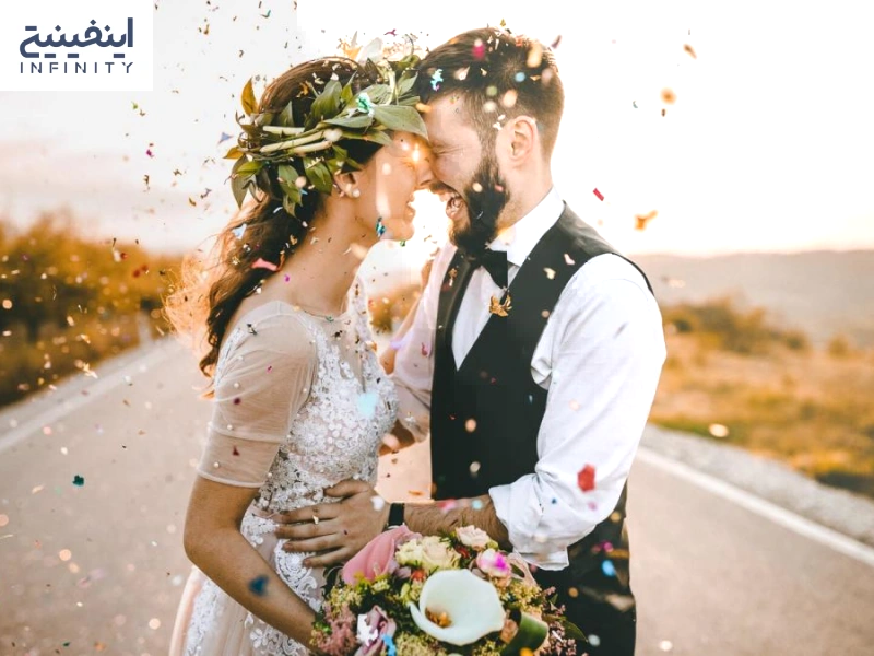 لباس عروس و داماد شیک 