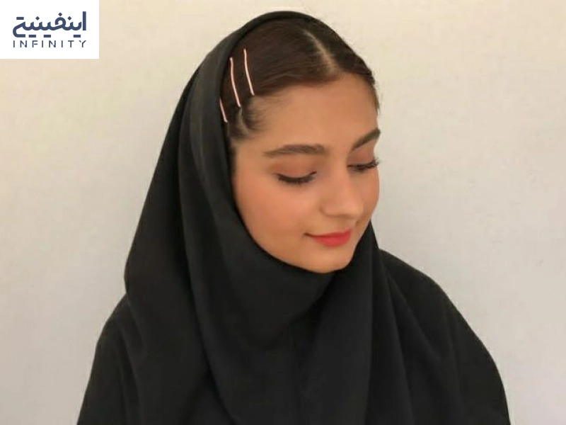 مدل مو دانشجویی با گیره