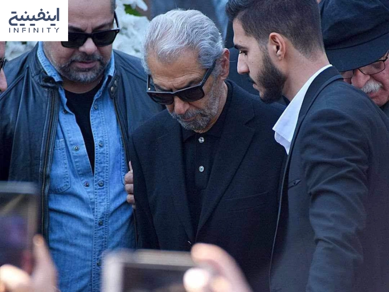 فرامرز قریبیان در مراسم داریوش مهرجویی