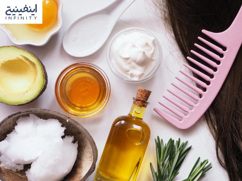 ماسک موی خانگی برای موهای خشک
