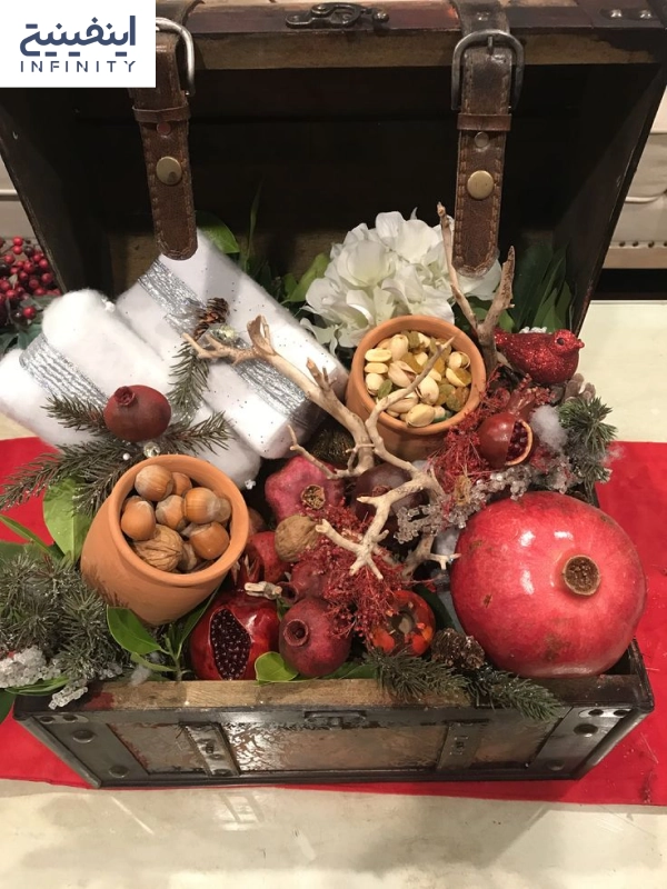 تزیین سفره شب یلدا لاکچری عروس