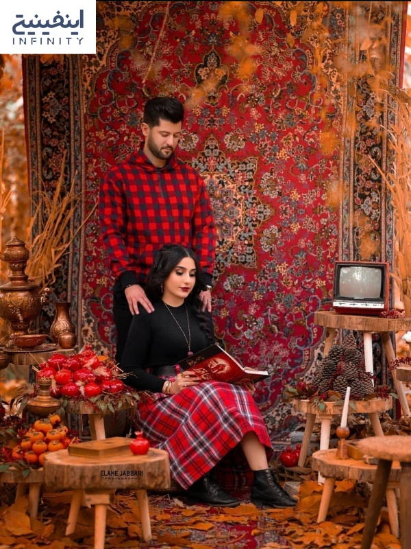 ست لباس شب یلدا زن و شوهر