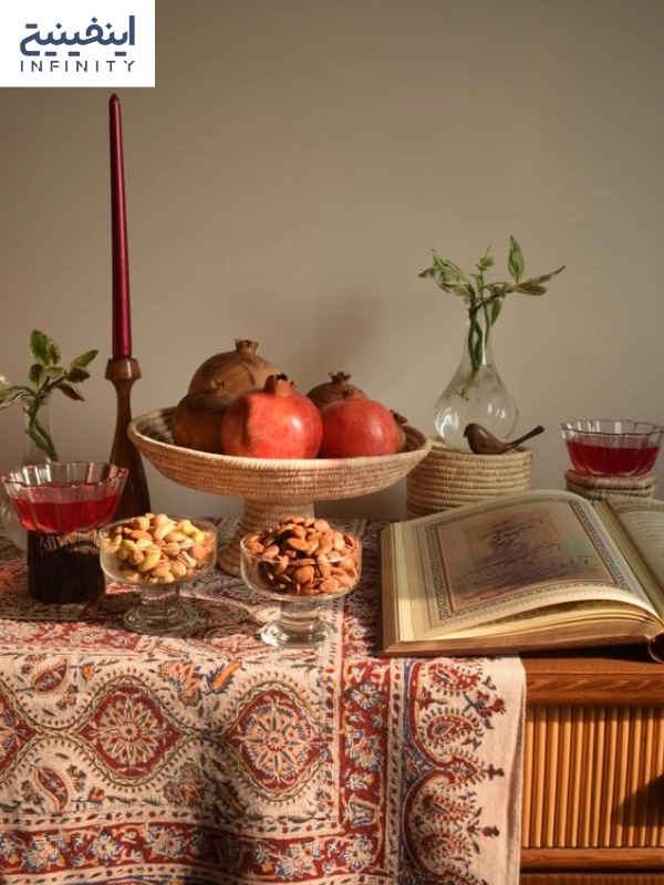 تزیین شب یلدا ساده