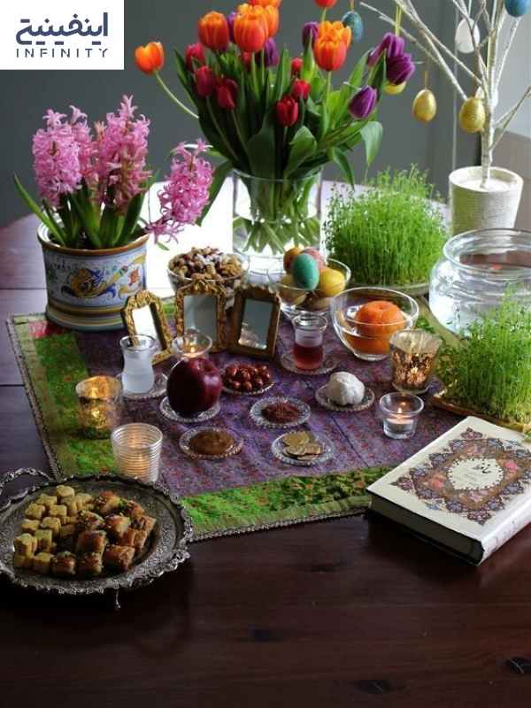 عکس چیدن سفره هفت سین 1404