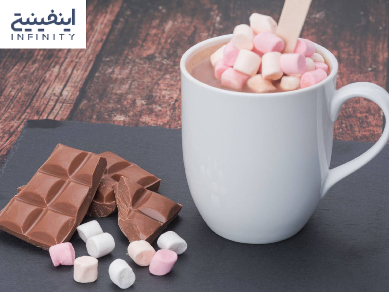 شکلات داغ با مارشمالو