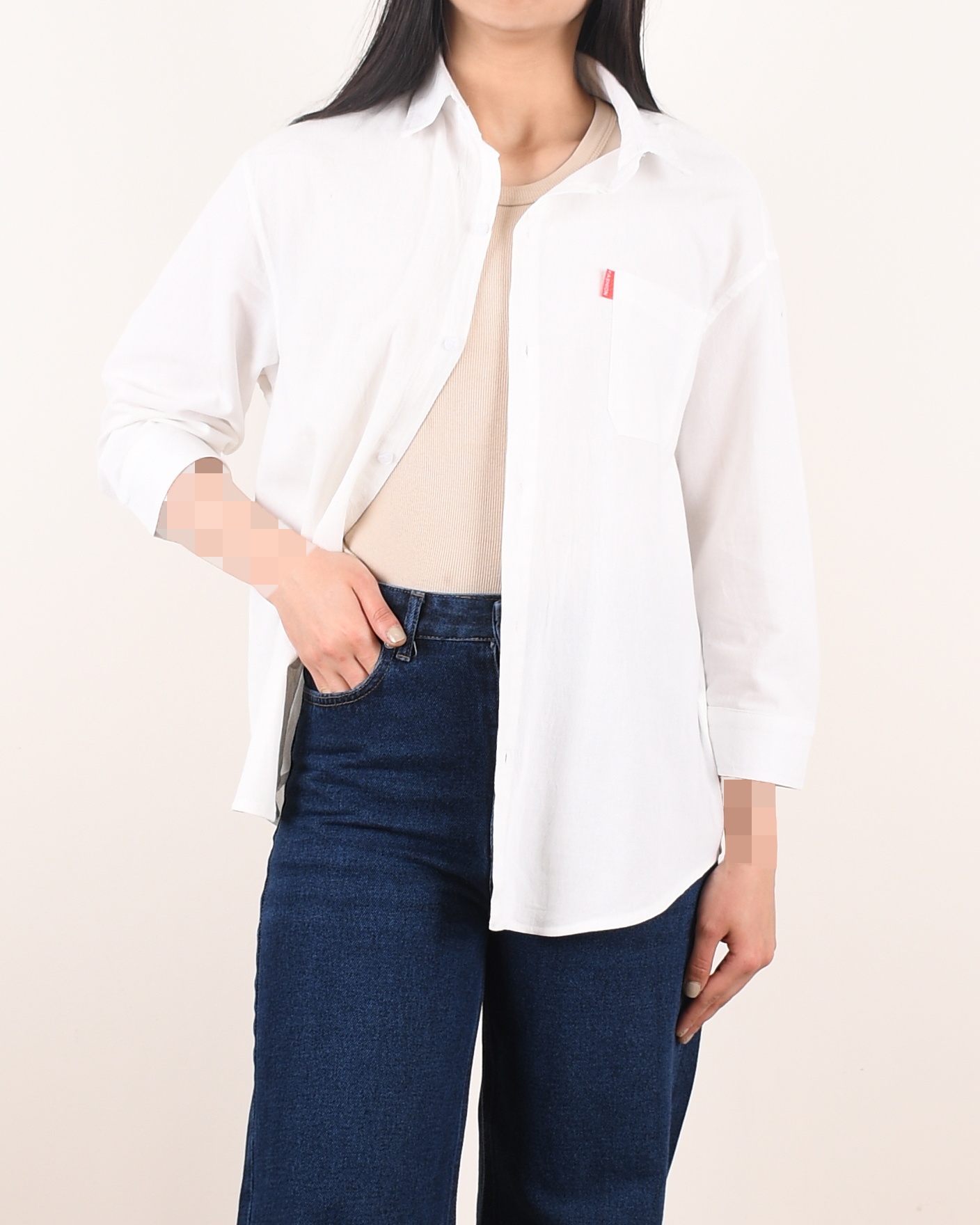 شومیز سفید OppsiC00227