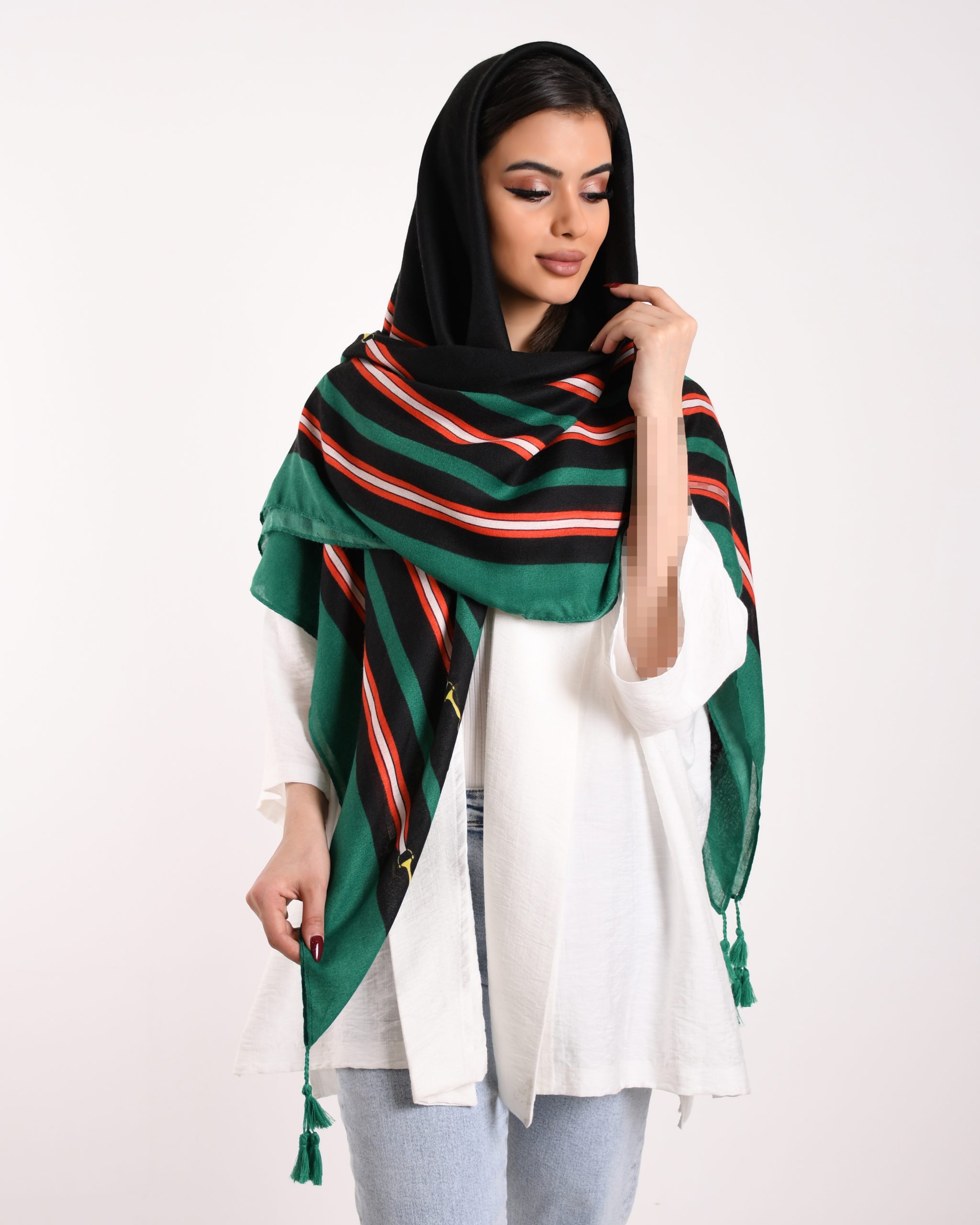 روسری طرحدار S00302