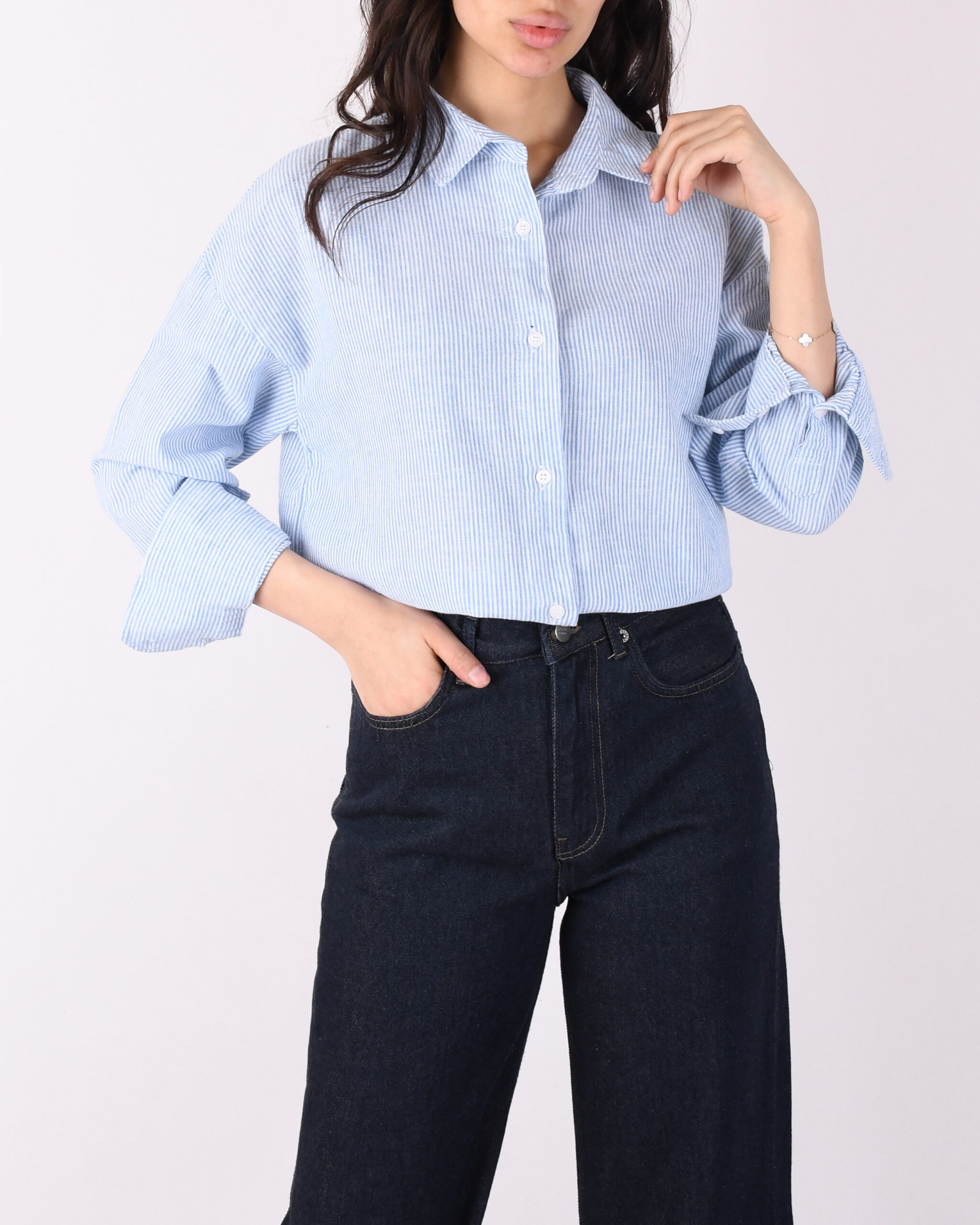 شومیز راه راه L00534