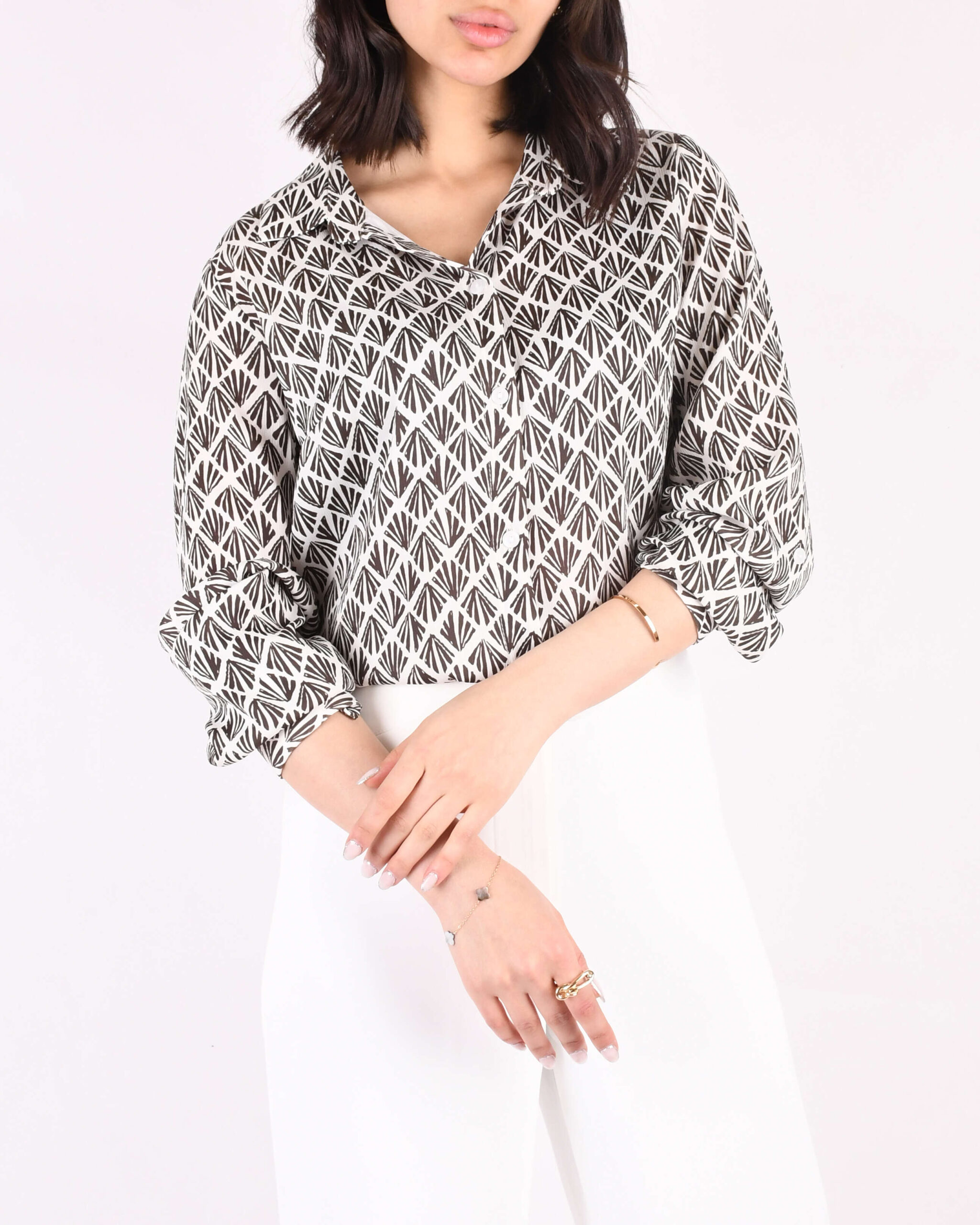 شومیز طرحدار G0029
